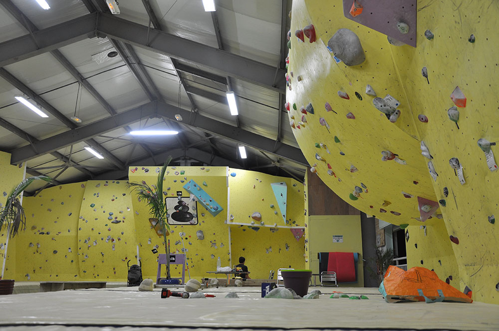 Les salles d'escalade de bloc à La Réunion Basalte Evolution